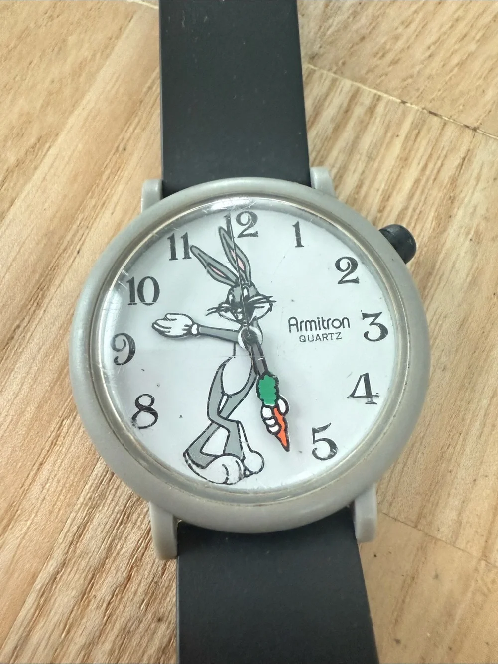 vintage Armitron looney tunes bugs bunny watch NEW BATTERY